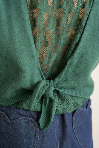 Pull Elena vert