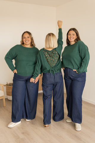 Pull Elena vert