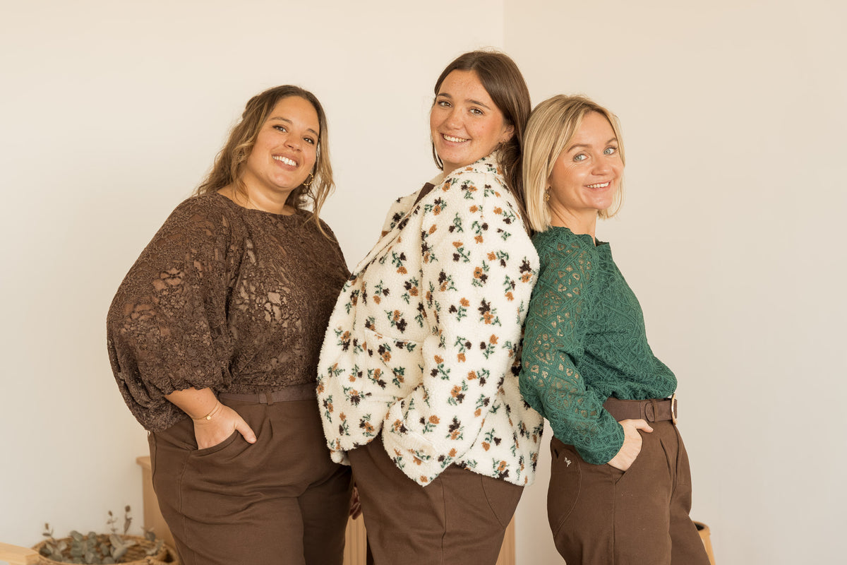 Les trois mannequins Not Parfaite réunies, tailles 36, 42 et 48/50