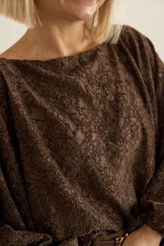 Top Romy marron
