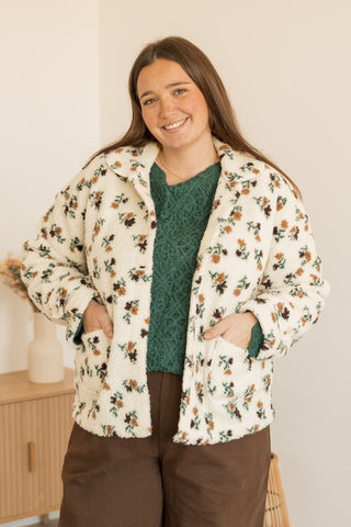 Veste Rosalie fleurie