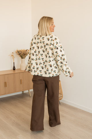 Veste Rosalie fleurie
