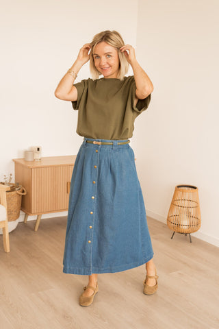 Ceinture Alba kaki
