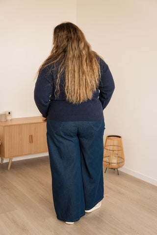 Pull Iconic bleu