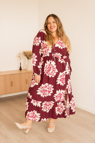 Robe Leli bordeaux