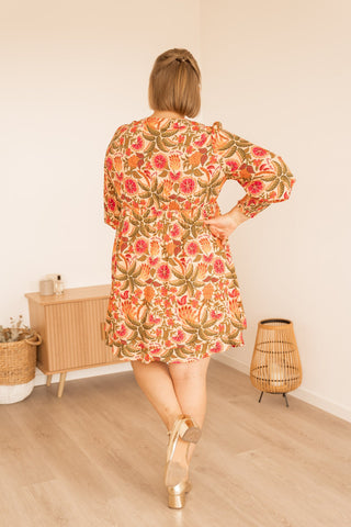 Robe Suzana multicolore