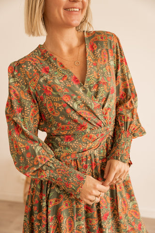 Robe Suzana vert