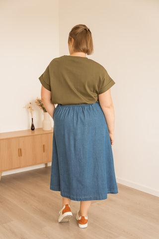 T-shirt Elliot kaki