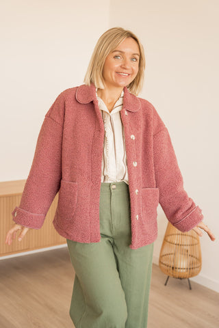 Veste Rosalie rose