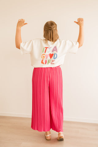 Pantalon Tess fuchsia
