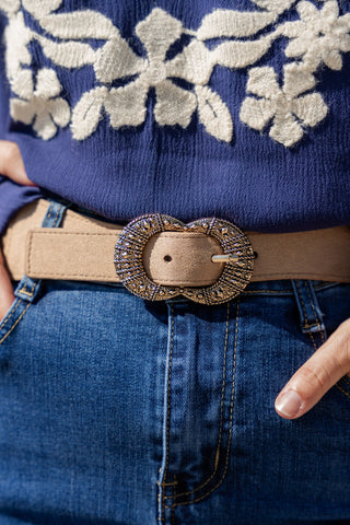 Ceinture Mona camel