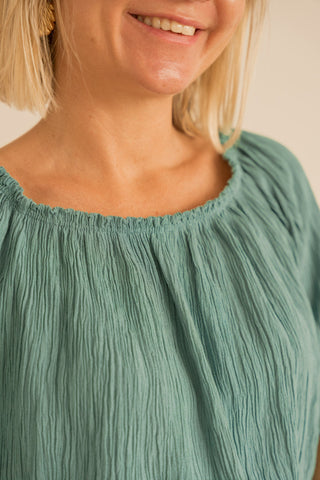 Ensemble Suzana bleu canard