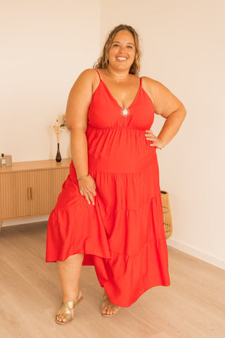 Robe Lounia rouge