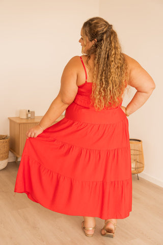 Robe Lounia rouge