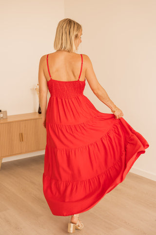 Robe Lounia rouge