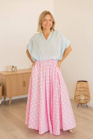 Blouse Tiziana bleu