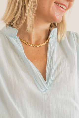 Blouse Tiziana bleu