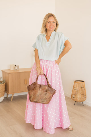 Blouse Tiziana bleu