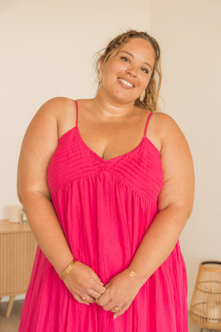 Robe Matthéa fuchsia