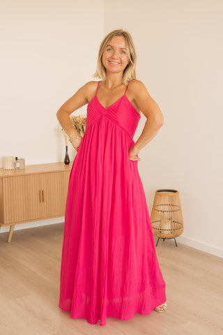 Robe Matthéa fuchsia