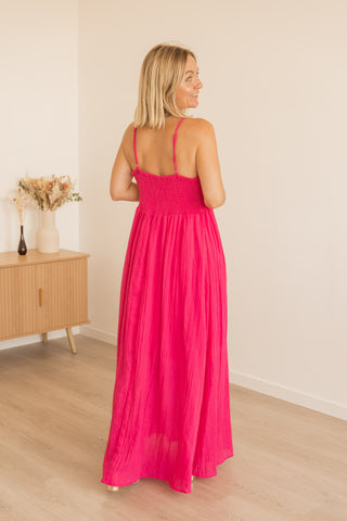 Robe Matthéa fuchsia