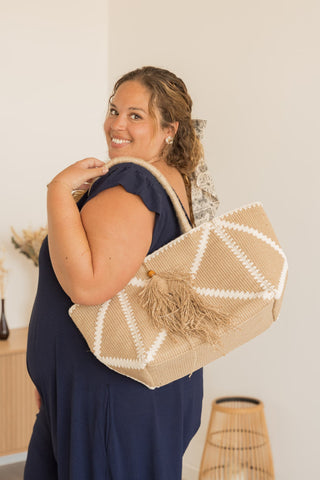 Sac Cabas Bali blanc