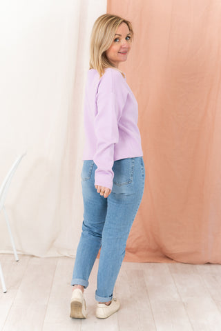 Pull Lilou lilas