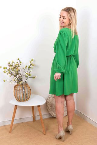 Robe Clotilde vert